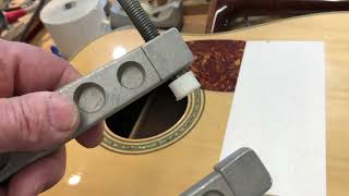 Blues Creek Guitars - Bridge Repair Part 3 - How to Flatten the Top