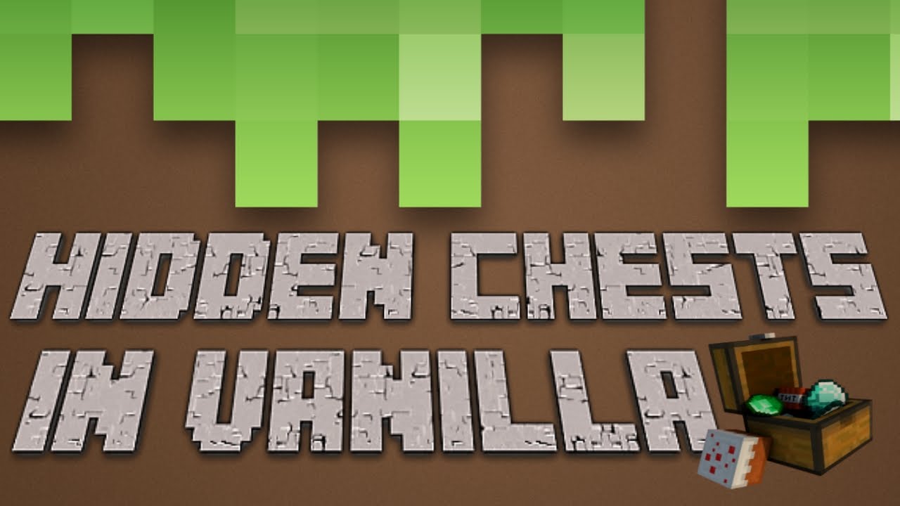 Minecraft Tutorial 1.8.3 - How to Create Secret Hidden Chests