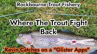 Rockbourne Trout Fishery - The Trout Fight Back - 3 Fish on Buzzers - Kevin Tries a "Glister App's".