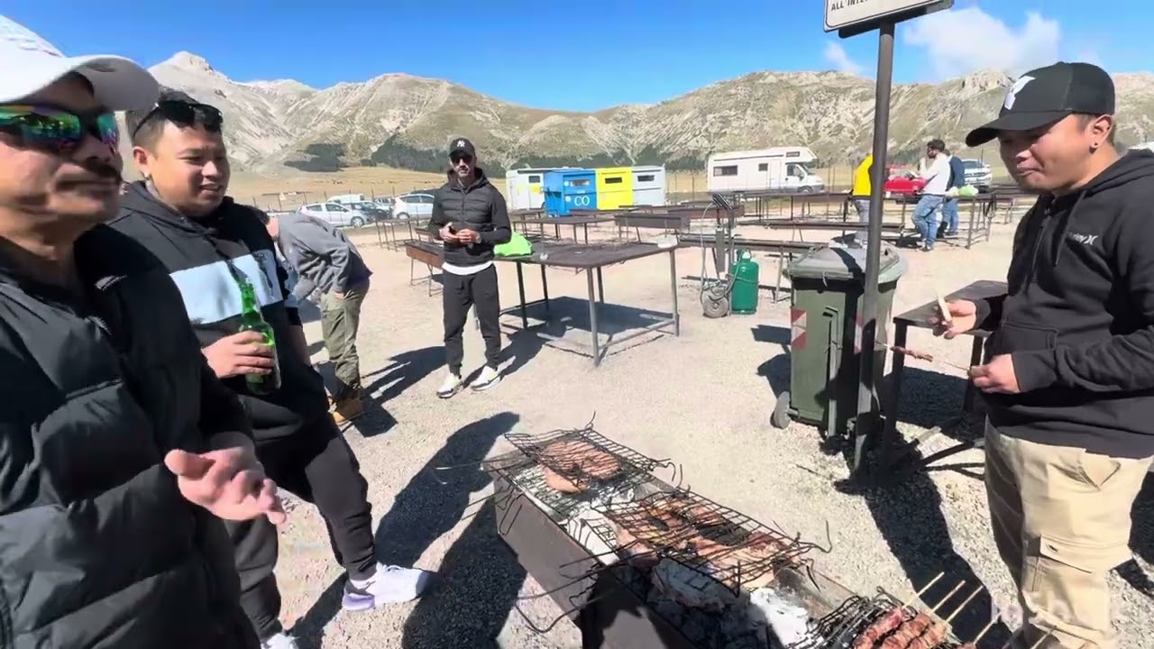 Grilled pork chops with goat meat and steak Lamb .. Top of the Mountain 🏔️ 