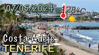 Tenerife - Costa Adeje (playas Fañabé, Torviscas, La Pinta) 07/05/2024 28°C ☀️🚶‍♂️4K HDR
