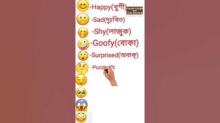 Popular Emojis and their meanings #vocabulary #শর্ট #trending #viral #shorts #spokenenglish