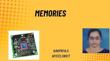 Memories| Digital Electronics| SNS Institutions
