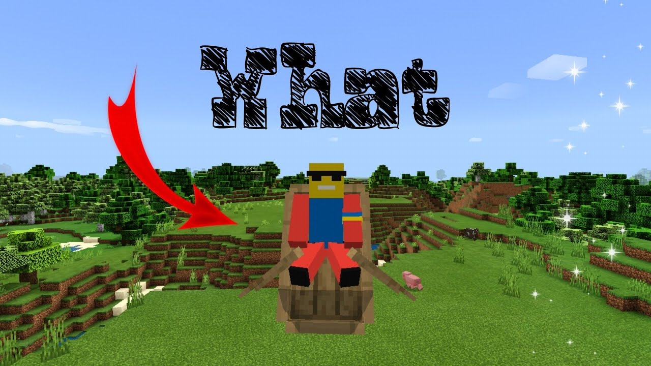 Minecraft Tiktok Hack [Flying boat]