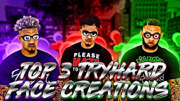 TOP 3 TRYHARD FACE CREATIONS IN NBA 2K20! (VOL. 3) BEST CHEESER FACE CREATIONS! LOOK LIKE A DRIBBLER