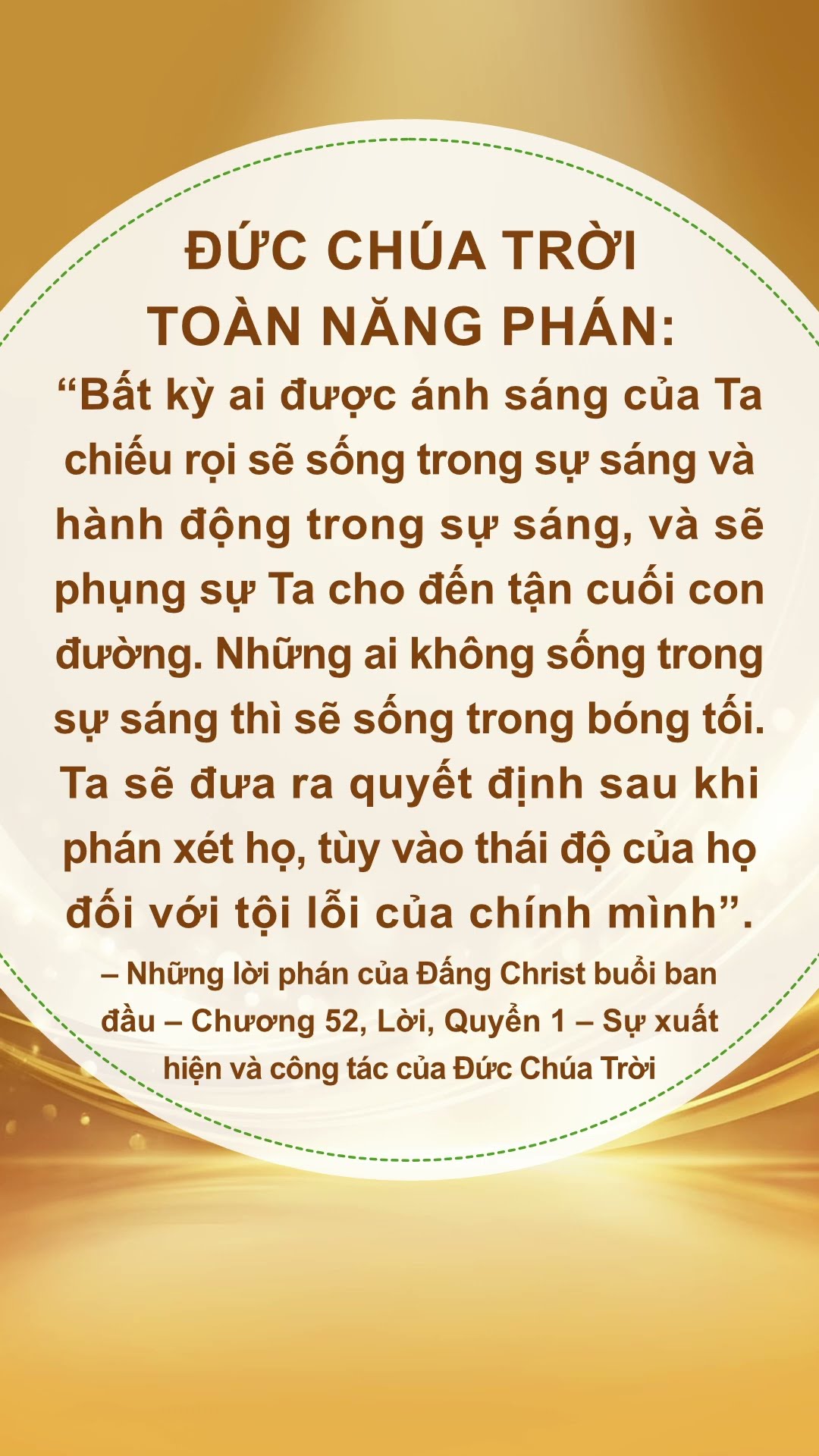 Đức Chúa Trời hy vọng chúng ta tĩnh tâm đọc đoạn lời này của Ngài