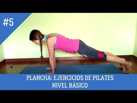 Plancha: Ejercicios de Pilates. Nivel básico