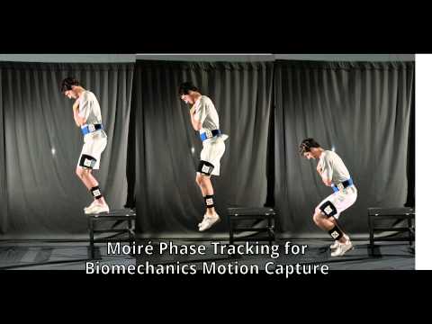 Moiré phase tracking (MPT). Motion Capture and Motion Tracking demonstrations.