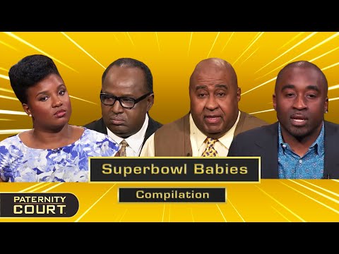 Superbowl Babies: Football Player Dads Touchdown With Babies (Compilation) | Paternity Court