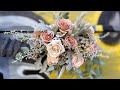 Shades of Gray Wedding Bouquet