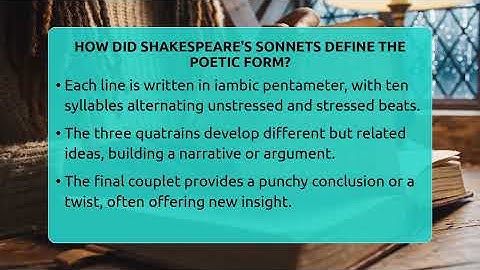 How Did Shakespeare