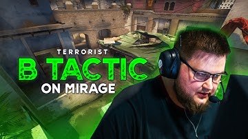 Ence Mirage Tactic: B-Site Execute with Mid Pressure