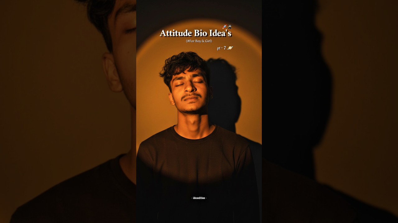 Attitude bio ideas | Instagram bio ideas for boys & girl | Facebook bio 