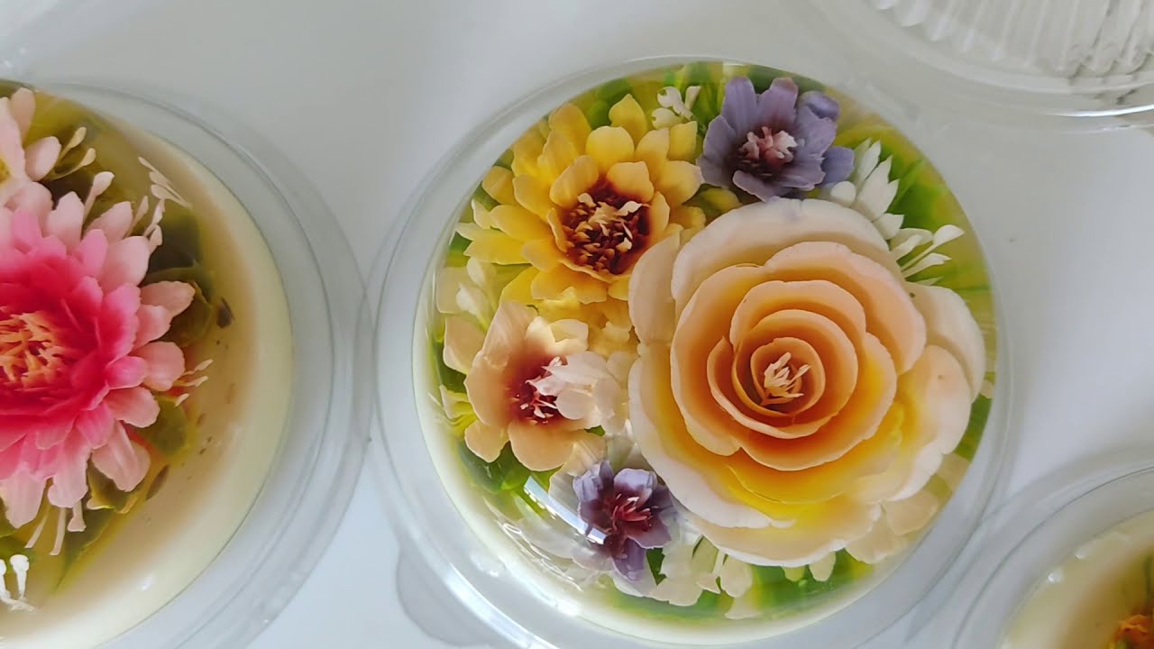 Mira como hago esta Rosa en gelatinas!!!! Tutorial Rosa en Gelatinas 3D