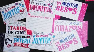 vales de amor ♥ 14 CITAS PERFECTAS ♥ para tu ♥