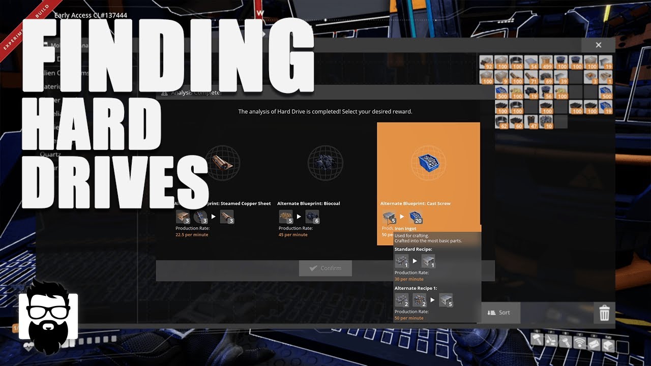 Satisfactory FINDING HARD DRIVES LOOKING FOR GOOD STUFF E12 YouTube