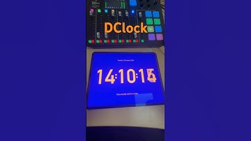 Clock Widget for iPad and iPhone #smartphone #lowvision #clock