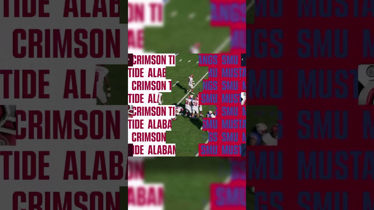 SMU vs Bama #collegefootball #ncaafootball#cfb