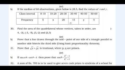 10 TH CLASS Maths Public EXAM PAPER- ( GUESS ) | 100% Guess paper 10th class maths public paper 2022
