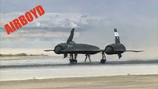 SR-71B Takeoff Edwards Air Force Base (No Audio)
