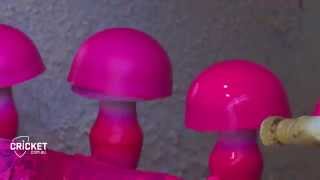 How Kookaburra's pink balls are made