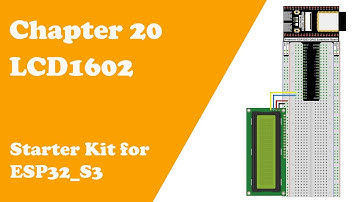 Chapter 20 LCD1602 Starter Kit for ESP32S3