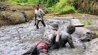 Naga farmers working at paddy field