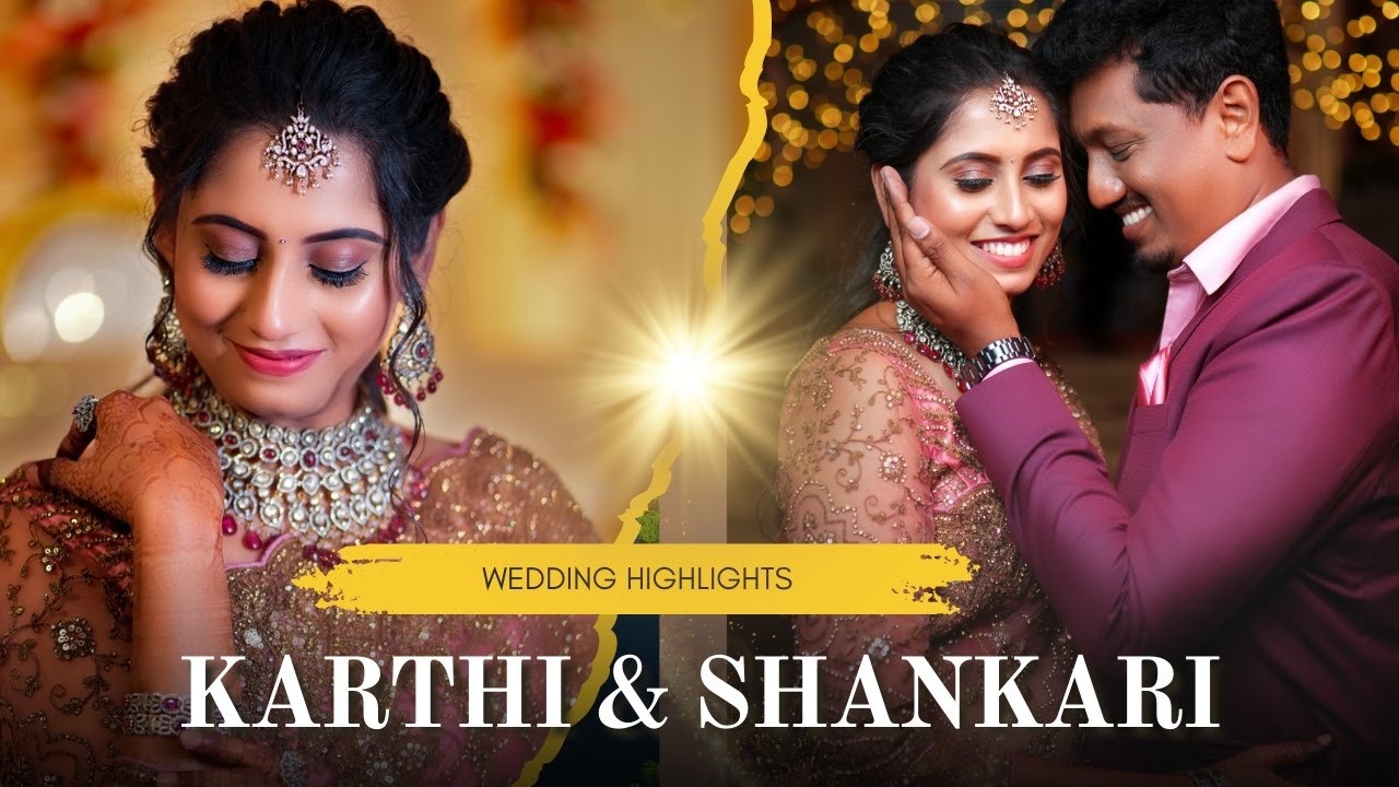 COIMBATORE WEDDING RECEPTION 4K HIGHLIGHTS | KARTHI & SHANKARI | ZEROVOLUME PHOTOGRAPHY | 9159333394