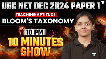 UGC NET Dec 2024 Bloom