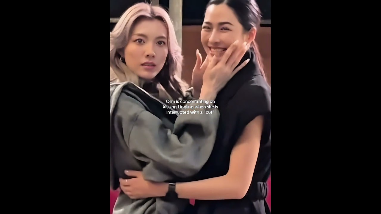 Orm’s face when someone interrupted the kissing scene 😭🤭 she was so done 😂