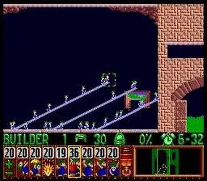 Lemmings - Tricky Level 11 Solution