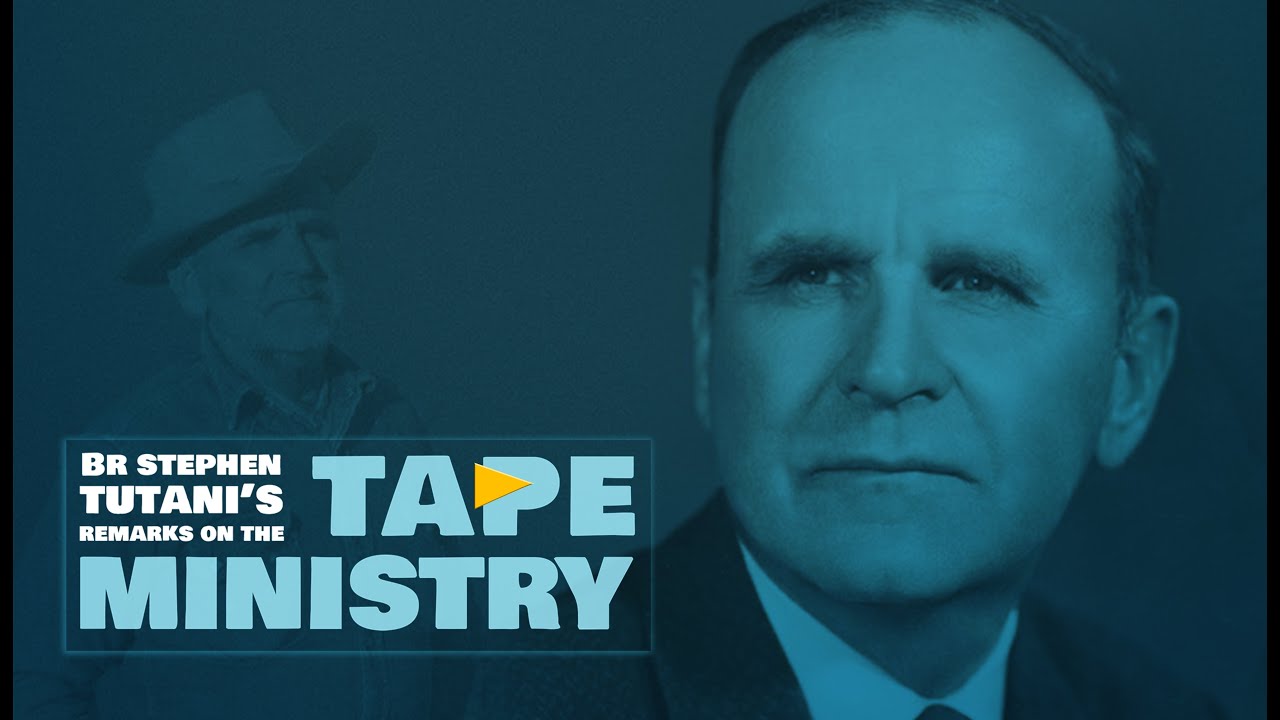 Br Stephen Tutani on the TAPE MINISTRY at The National Convention