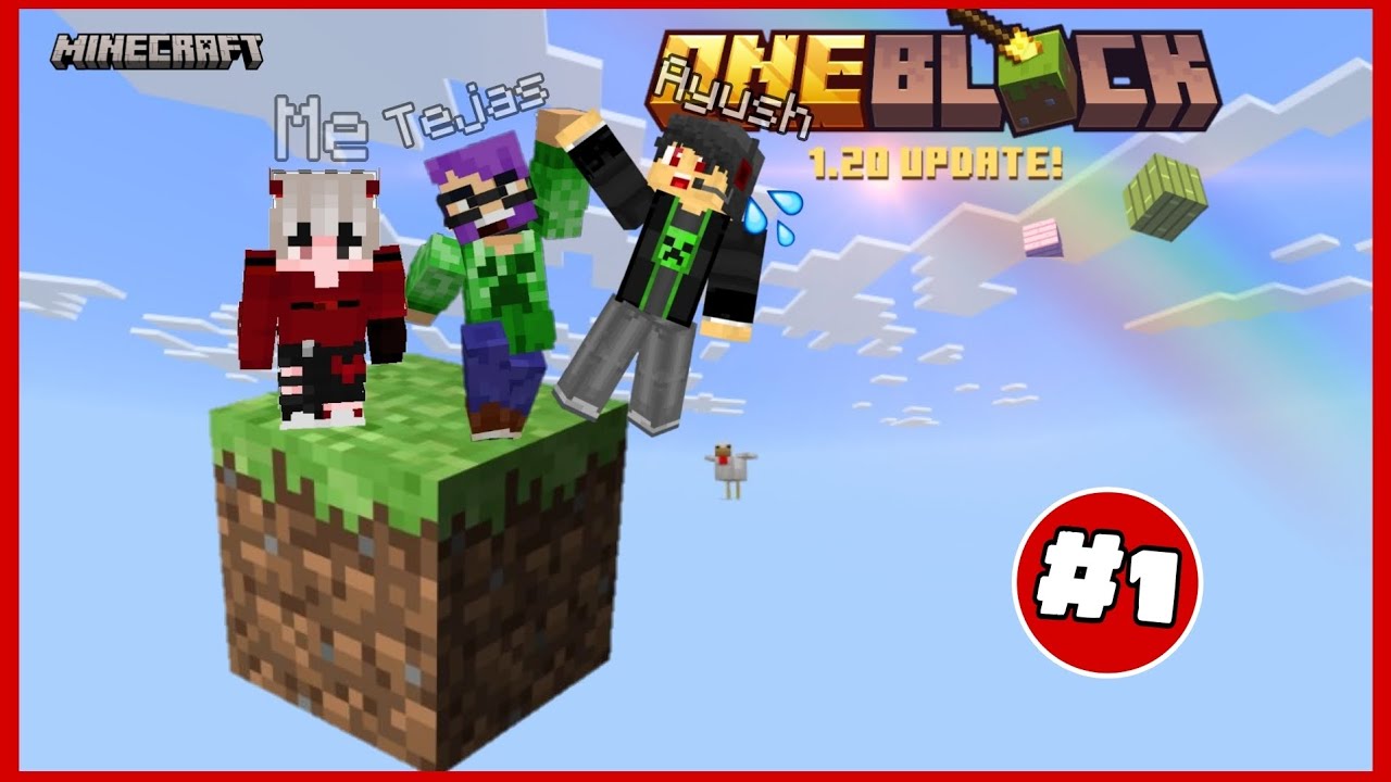 First Day in Minecraft Oneblock with Friends | GONE WRONG !!! - YouTube