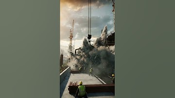 Crane failure at bridge site is fatal #bridgedesign  #safety #towercrane #civilengineering #job