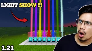 Epic Beacon Light Show in Minecraft Java
