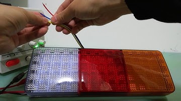 12V 24V 75 LED Car Truck Rear Tail Light Warning Lights Rear Lamps Tail Light For Trailer Caravans