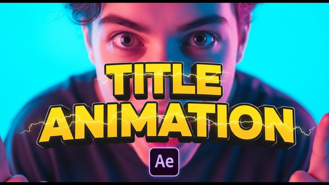 How To Create Title Animation with Adobe After Effects (Series 1 Part 1 ...