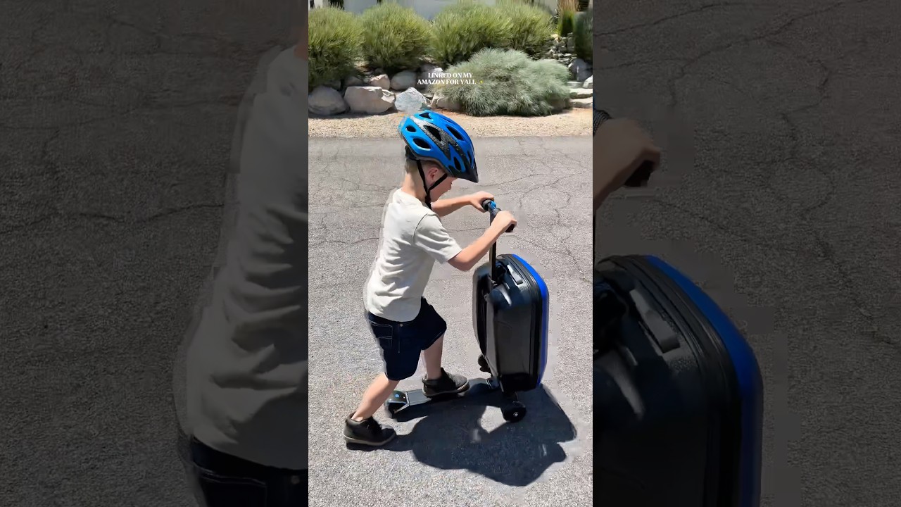 SCOOTER LUGGAGE?! Coolest thing ever. 