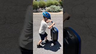 SCOOTER LUGGAGE?! Coolest thing ever. #amazonkids #suitcases #amazonmusthave #momhacks #scooterlife