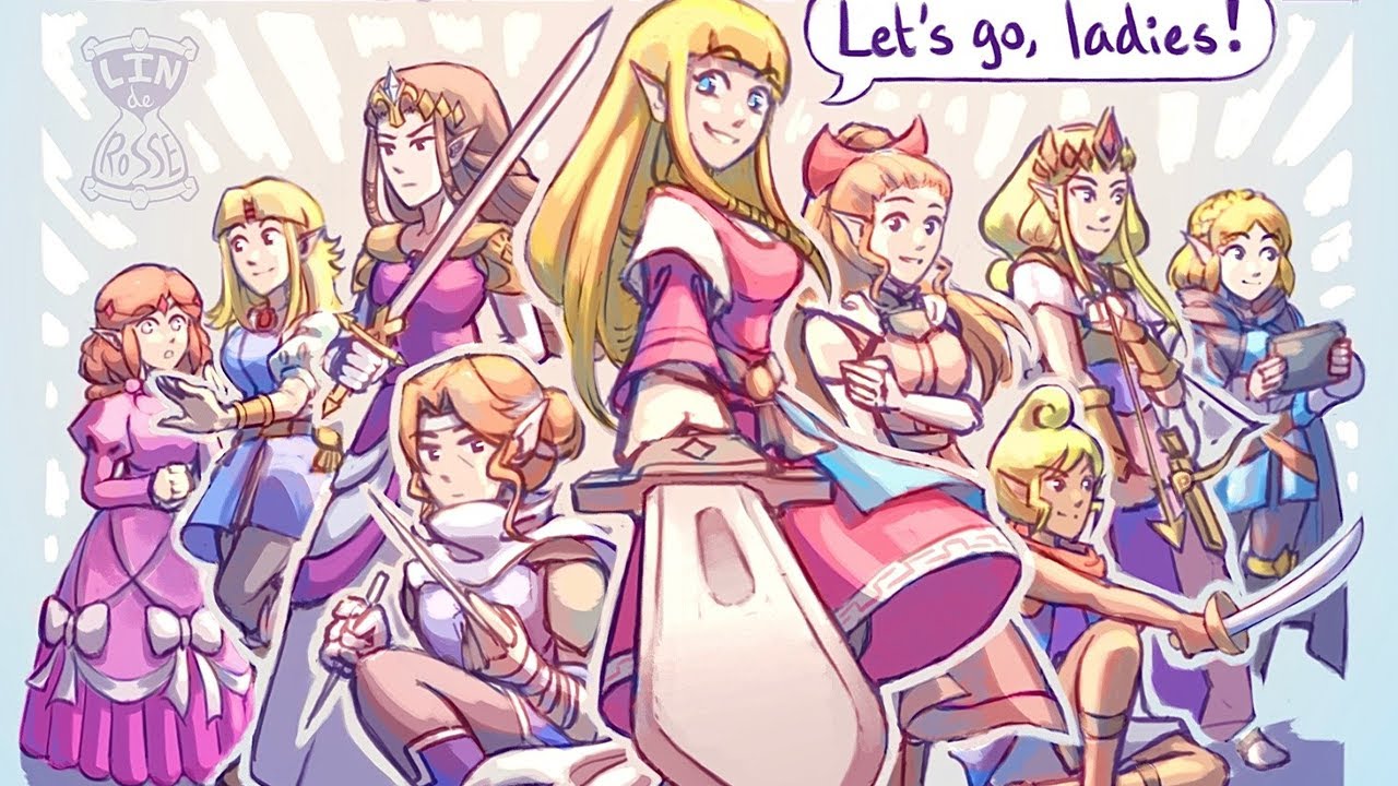 All the Zeldas Team Up - Wielders of Wisdom AU part 1