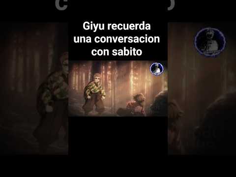 Giyu recuerda una conversacion con sabito #kimetsunoyaiba #giyu #sabito #demonslayer #kny
