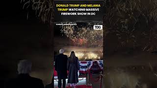 Donald Trump And Melania Trump Watch Stunning Fireworks In Dc Before Inauguration