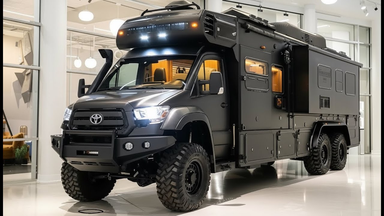 2026 Toyota Sprinter 6x6 Armored Camper Concept | Ultimate Survival Off Road Vehicle..