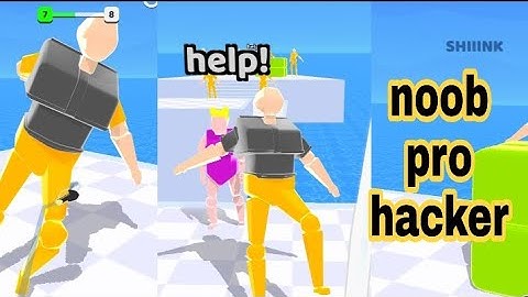 Katana dash 3d - noob vs Pro vs hacker !! Android gameplay !! part -1