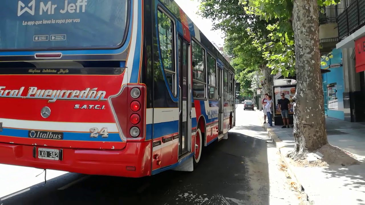 El famoso de la línea 110 Italbus Tropea en avenida Las Heras - YouTube