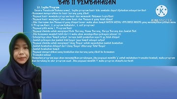 VIDEO PRESENTASI KELOMPOK 5_TUGAS PROJECT UAS DASAR PEMROGRAMAN