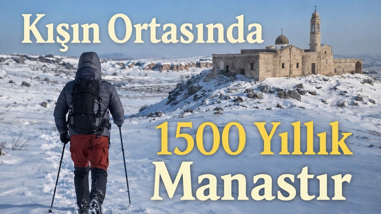Kışın Ortasında 1500 Yıllık Süryani Manastırına Yürüdük | Karlı Doğa Yürüyüşü 