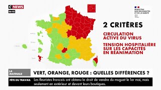 Carte du déconfinement : quelles différences selon la couleur ?