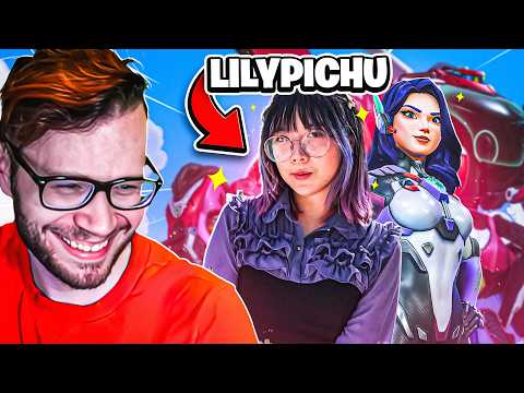 I played Overwatch with D.Mon's voice actress LilyPichu!