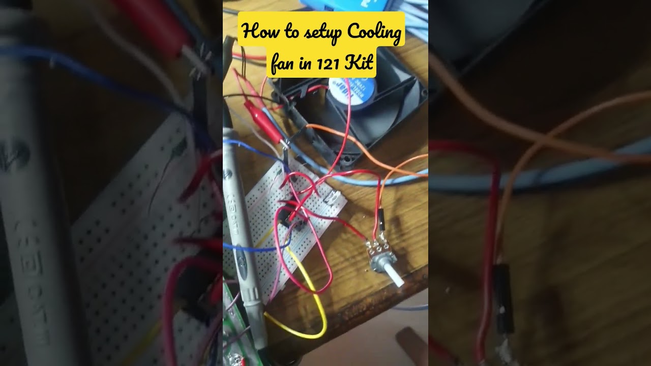 How to setup Cooling fan in 121 Kit ( LM324 and P8055 Mosfet)